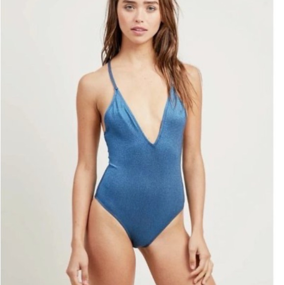 Morgan Lane Sparkling Blue One Piece - Picture 1 of 4